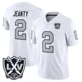Johmsee LV.Raiders #2 Ashton Jeanty Player White 2026 Vapor Limited Home Game Stitched Jerseys