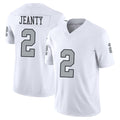 Johmsee LV.Raiders #2 Ashton Jeanty Player White Alternate Vapor F.U.S.E Limited Stitched Jerseys