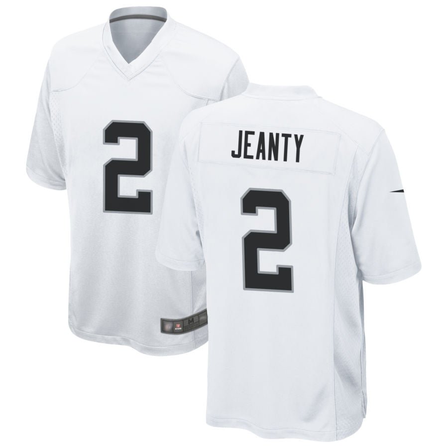Johmsee LV.Raiders #2 Ashton Jeanty Player White Game Stitched Jerseys