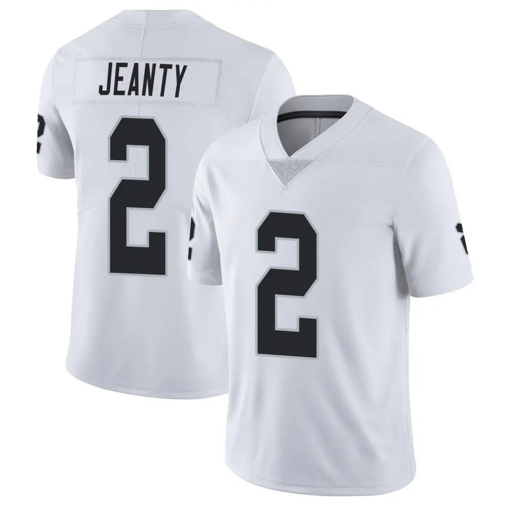 Johmsee LV.Raiders #2 Ashton Jeanty Player White Limited Vapor Untouchable Home Game Stitched Jerseys