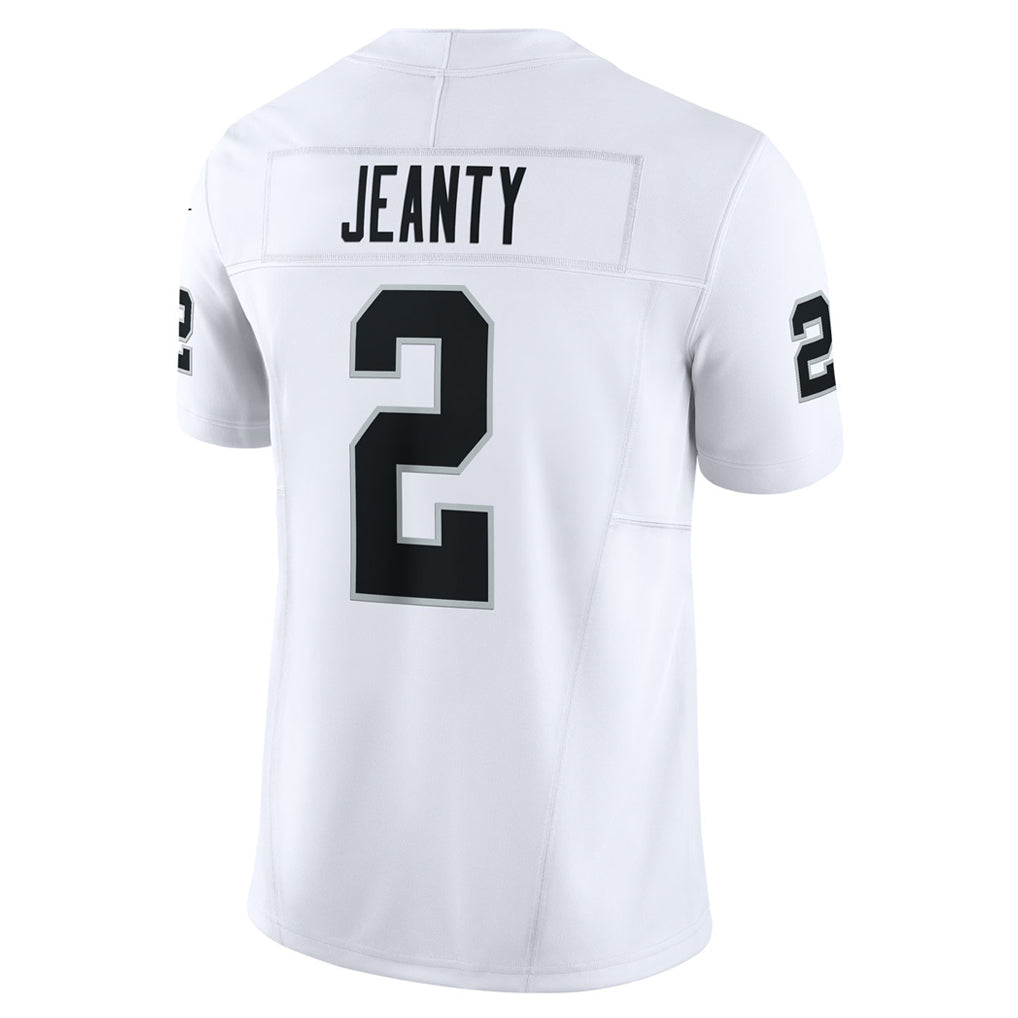 Johmsee LV.Raiders #2 Ashton Jeanty Player Whtie Vapor F.U.S.E. Limited Stitched Jerseys