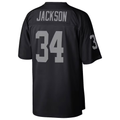 Johmsee LV.Raiders #34 Bo Jackson Mitchell & Ness Black Legacy Replica Jersey Stitched Puhic