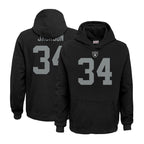 Johmsee LV.Raiders #34 Bo Jackson Player Black Salute to Service Hoodies Stitched Jerseys