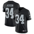Johmsee LV.Raiders #34 Bo Jackson Player Black Vapor Limited Stitched Jerseys