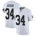 Johmsee LV.Raiders #34 Bo Jackson Player White Vapor Limited Stitched Jerseys