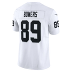 Johmsee LV.Raiders #89 Brock Bowers White Vapor F.U.S.E. Limited Stitched Jerseys