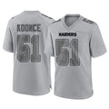Johmsee LV.Raiders #51 Malcolm Koonce Player Gray Atmosphere Fashion Limited Game Stitched Jerseys