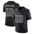 Johmsee LV.Raiders #58 Jackson Powers-Johnson Player Black Limited Black Impact Home Game Stitched Jerseys
