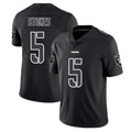 Johmsee LV.Raiders #5 Eric Stokes Player Black Limited Black Impact Home Game Stitched Jerseys
