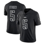 Johmsee LV.Raiders #5 Eric Stokes Player Black Limited Black Impact Home Game Stitched Jerseys