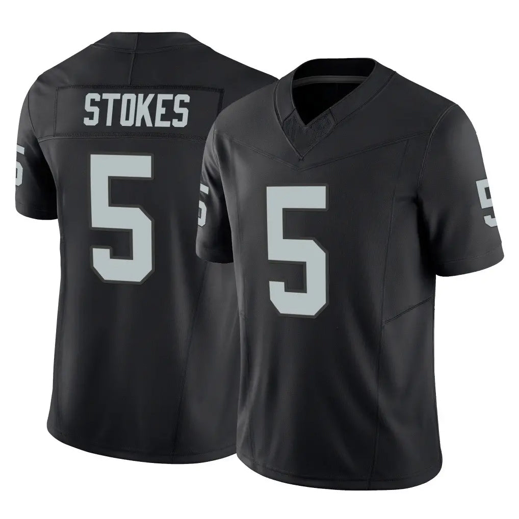 Johmsee LV.Raiders #5 Eric Stokes Player Black Limited Vapor F.U.S.E. Home Game Stitched Jerseys