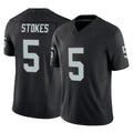 Johmsee LV.Raiders #5 Eric Stokes Player Black Limited Vapor F.U.S.E. Home Game Stitched Jerseys