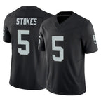 Johmsee LV.Raiders #5 Eric Stokes Player Black Limited Vapor F.U.S.E. Home Game Stitched Jerseys