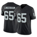 Johmsee LV.Raiders #65 Tyler Linderbaum Player Black Limited Vapor F.U.S.E. Home Game Stitched Jerseys