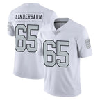 Johmsee LV.Raiders #65 Tyler Linderbaum Player White Limited Color Rush Home Game Stitched Jerseys