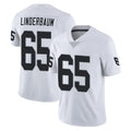 Johmsee LV.Raiders #65 Tyler Linderbaum Player White Limited Vapor Untouchable Home Game Stitched Jerseys