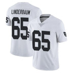 Johmsee LV.Raiders #65 Tyler Linderbaum Player White Limited Vapor Untouchable Home Game Stitched Jerseys