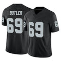 Johmsee LV.Raiders #69 Adam Butler Player Black Limited Vapor F.U.S.E. Home Game Stitched Jerseys