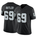 Johmsee LV.Raiders #69 Adam Butler Player Black Limited Vapor F.U.S.E. Home Game Stitched Jerseys