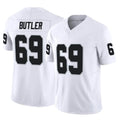 Johmsee LV.Raiders #69 Adam Butler Player White Limited Vapor F.U.S.E. Home Game Stitched Jerseys