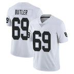 Johmsee LV.Raiders #69 Adam Butler Player White Limited Vapor Untouchable Home Game Stitched Jerseys