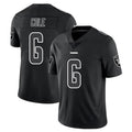 Johmsee LV.Raiders #6 A.J. Cole Player Black Limited Black Impact Home Game Stitched Jerseys
