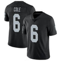 Johmsee LV.Raiders #6 A.J. Cole Player Black Limited Vapor Untouchable Home Game Stitched Jerseys