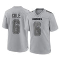 Johmsee LV.Raiders #6 A.J. Cole Player Gray Atmosphere Fashion Limited Game Stitched Jerseys