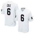 Johmsee LV.Raiders #6 A.J. Cole Player White Home Game Stitched Jerseys