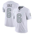 Johmsee LV.Raiders #6 A.J. Cole Player White Limited Color Rush Home Game Stitched Jerseys