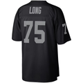 Johmsee LV.Raiders #75 Howie Long Mitchell & Ness Black Retired Player Legacy Replica Jersey