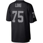 Johmsee LV.Raiders #75 Howie Long Mitchell & Ness Black Retired Player Legacy Replica Jersey
