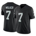 Johmsee LV.Raiders #7 Quay Walker Player Black Limited Vapor F.U.S.E. Home Game Stitched Jerseys