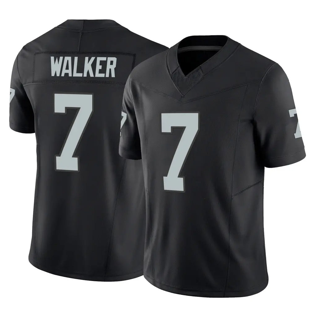 Johmsee LV.Raiders #7 Quay Walker Player Black Limited Vapor F.U.S.E. Home Game Stitched Jerseys