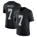 Johmsee LV.Raiders #7 Quay Walker Player Black Limited Vapor Untouchable Home Game Stitched Jerseys