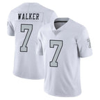 Johmsee LV.Raiders #7 Quay Walker Player White Limited Color Rush Home Game Stitched Jerseys