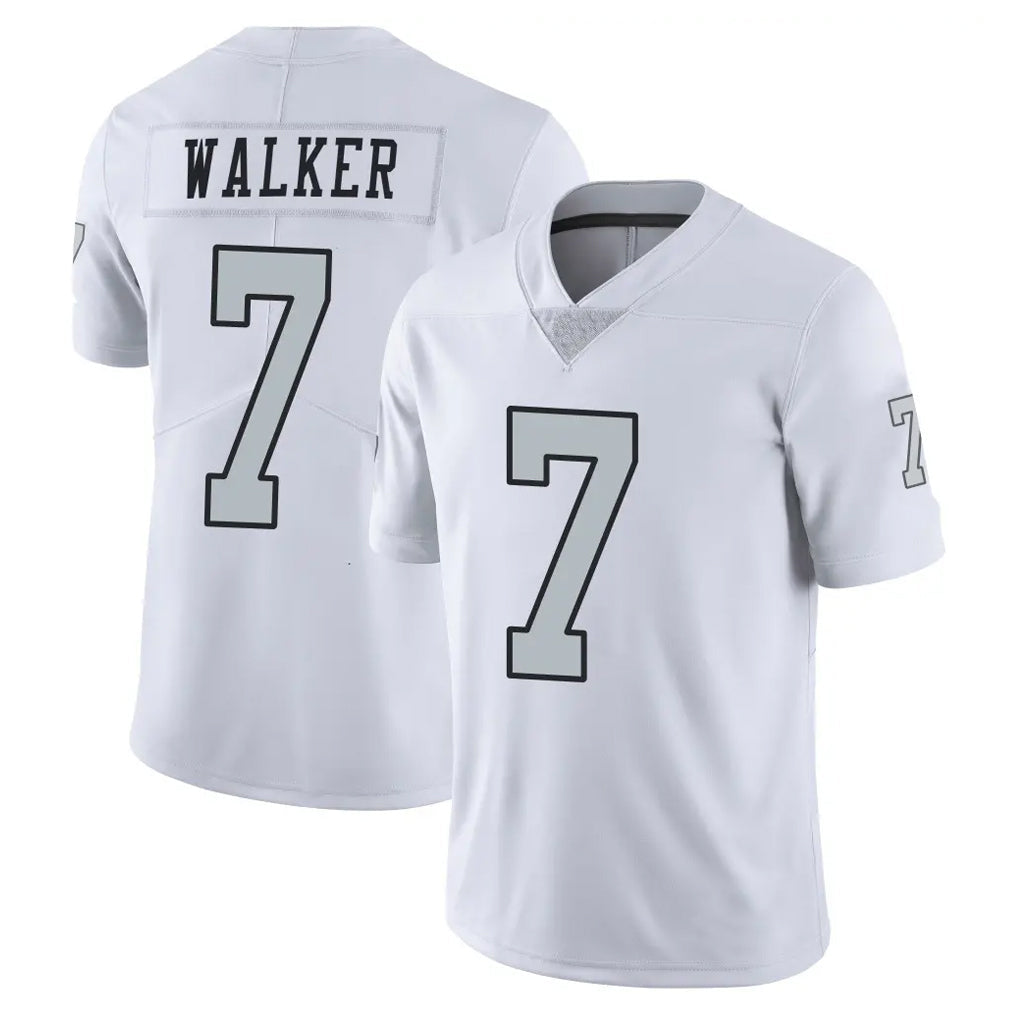 Johmsee LV.Raiders #7 Quay Walker Player White Limited Color Rush Home Game Stitched Jerseys