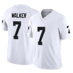Johmsee LV.Raiders #7 Quay Walker Player White Limited Vapor F.U.S.E. Home Game Stitched Jerseys