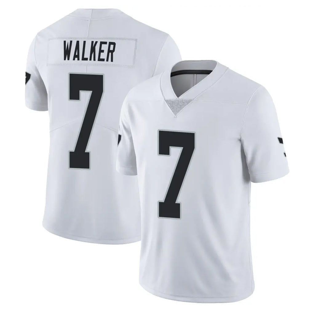 Johmsee LV.Raiders #7 Quay Walker Player White Limited Vapor Untouchable Home Game Stitched Jerseys
