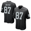 Johmsee LV.Raiders #87 Michael Mayer Player Black Home Game Stitched Jerseys