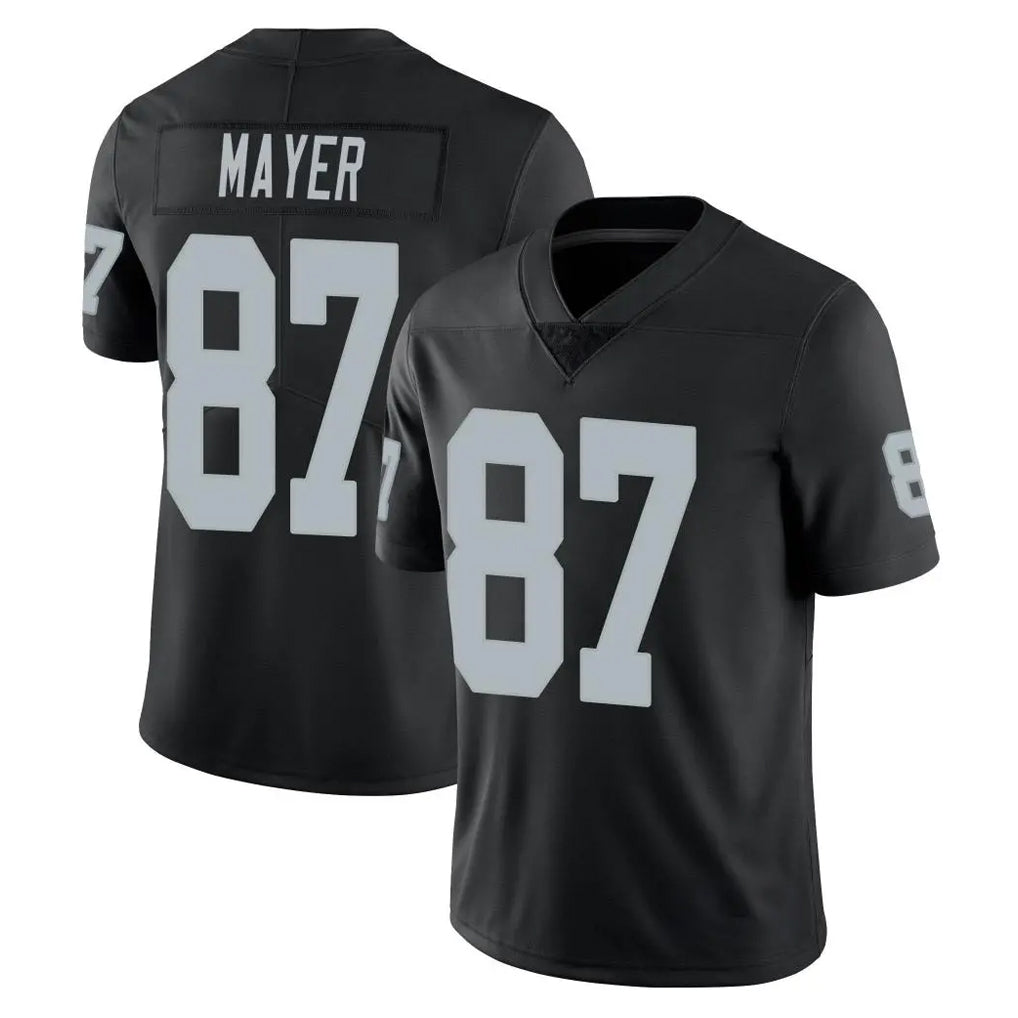 Johmsee LV.Raiders #87 Michael Mayer Player Black Limited Vapor Untouchable Home Game Stitched Jerseys