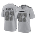 Johmsee LV.Raiders #87 Michael Mayer Player Gray Atmosphere Fashion Limited Game Stitched Jerseys