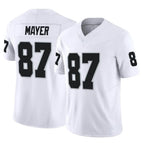 Johmsee LV.Raiders #87 Michael Mayer Player White Limited Vapor F.U.S.E. Home Game Stitched Jerseys