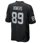 Johmsee LV.Raiders #89 Brock Bowers Black 2024 Draft First Round Pick Player Game Jersey Stitched Jerseys