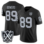 Johmsee LV.Raiders #89 Brock Bowers Player Black 2026 Vapor Limited Home Game Stitched Jerseys