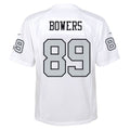 Johmsee LV.Raiders #89 Brock Bowers Player White Alternate Game Stitched Jerseys