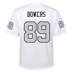 Johmsee LV.Raiders #89 Brock Bowers Player White Alternate Game Stitched Jerseys