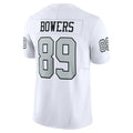 Johmsee LV.Raiders #89 Brock Bowers Player White Alternate Vapor F.U.S.E Limited Stitched Jerseys