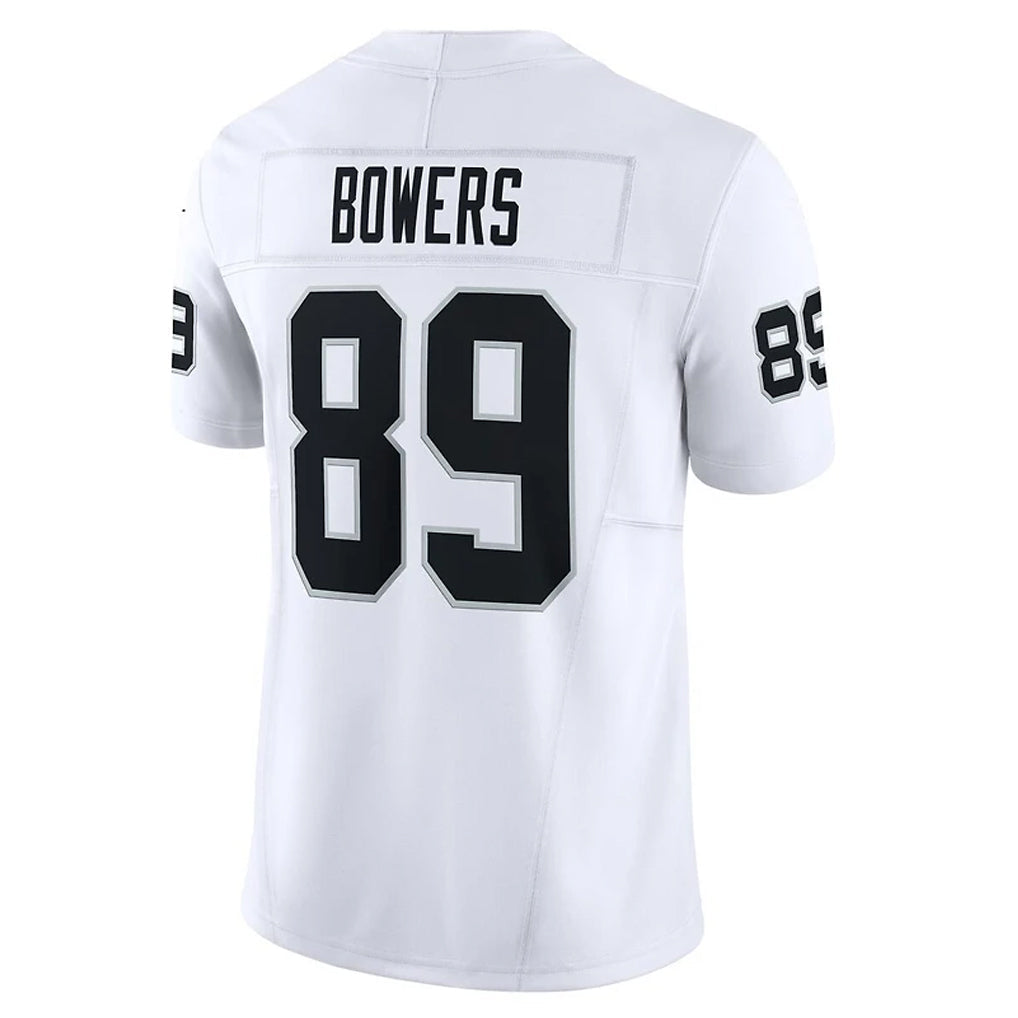 Johmsee LV.Raiders #89 Brock Bowers Player White Vapor F.U.S.E Limited Stitched Jerseys