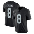 Johmsee LV.Raiders #8 Kirk Cousins Player Black Limited Vapor Untouchable Home Game Stitched Jerseys